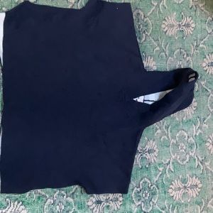 navy blue pullover